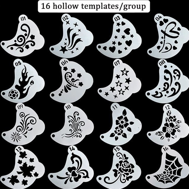 HELTC Augenbrauen Tattoo Schablone, DIY Make-up Tool - Bild 1