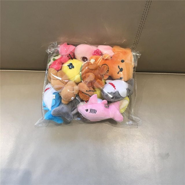 Plüschtier Mix Zufällige Designs, 10-teiliges Set, Tiere, Bunt / Mehrfarbig - Bild 1