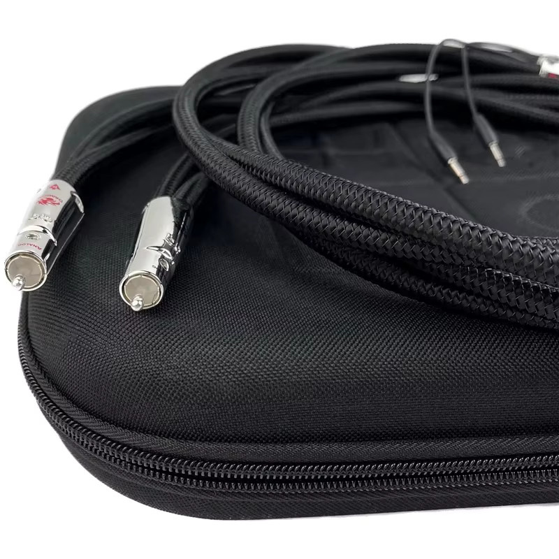 Dragon RCA-Kabel PSS Pure Silver Audiophile HiFi-Audio-Verbindungskabel in Silber - Bild 5