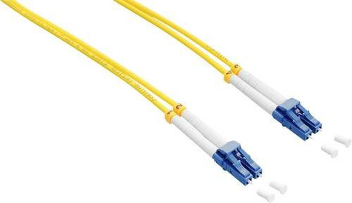 LogiLink Glasfaser LWL Anschlusskabel Singlemode OS2 Gelb 20,00 m 9/125 µ - Bild 1