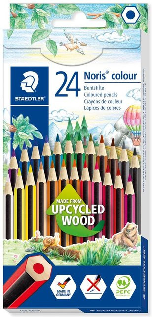 STAEDTLER Noris colour Buntstifte Set, 24 Stück, Multicolor - Bild 1