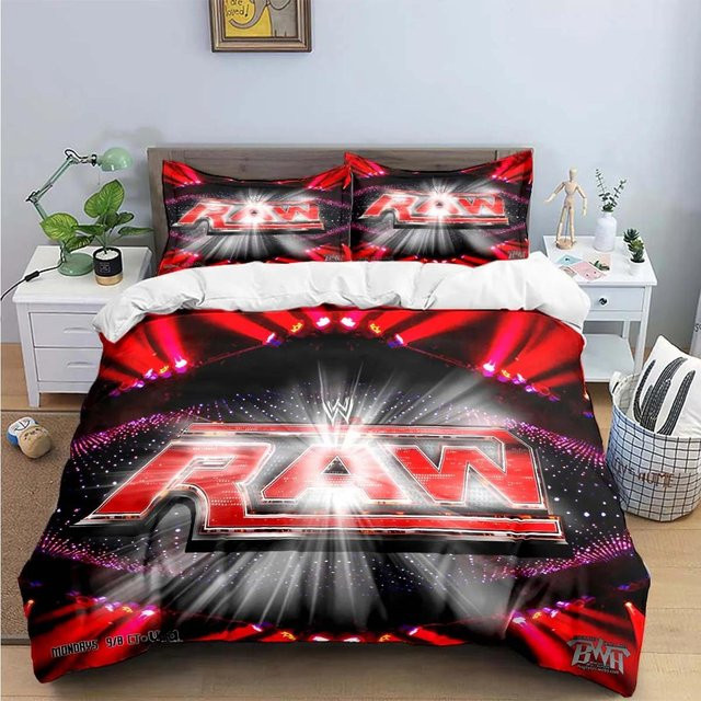 Lodestar Wrestling Bettwäscheset mit 3D-Druck, Mehrfarbig, B/H: 135 x 200 cm - Bild 1