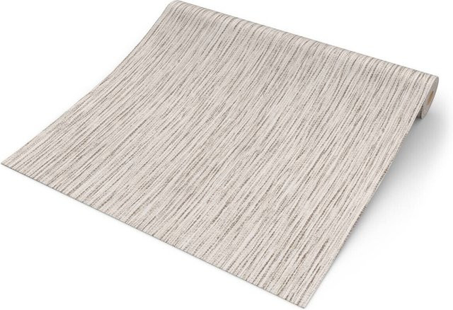 UGEPA Vliestapete in Textiloptik beige, Breite: 53 cm, Länge: 1005 cm - Bild 1