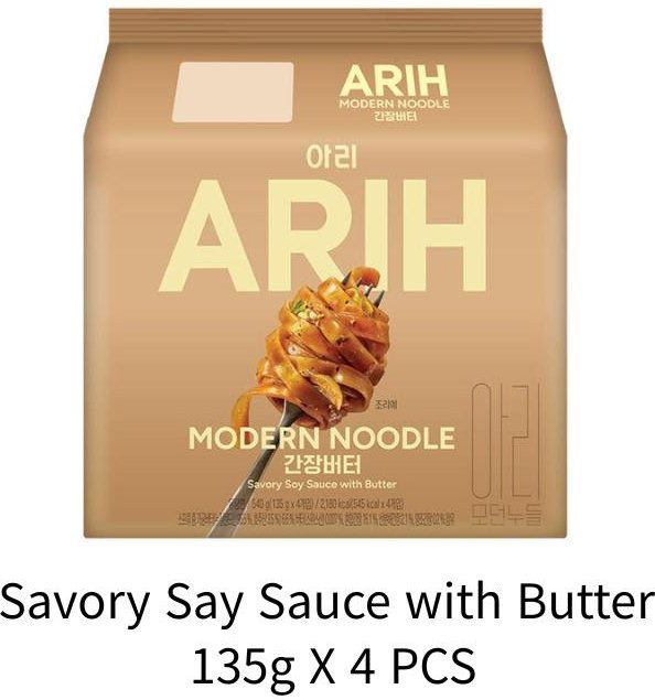 Paldo BTS X ARIH RAMEN Savory Soy Sauce with Butter 4 x 135 g - Bild 1