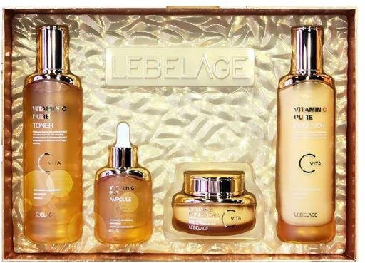 LEBELAGE Vitamin C Set für das Gesicht, 4-teilig, Unisex - Bild 1