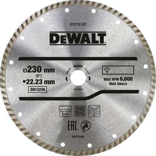 DeWalt Diamanttrennscheibe DT3732-QZ in Silber, Durchmesser: 230 mm - Bild 1