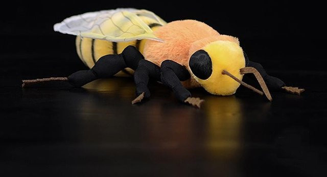 Honigbiene Plüschtier, Insekten Serie, Gelb - Bild 1
