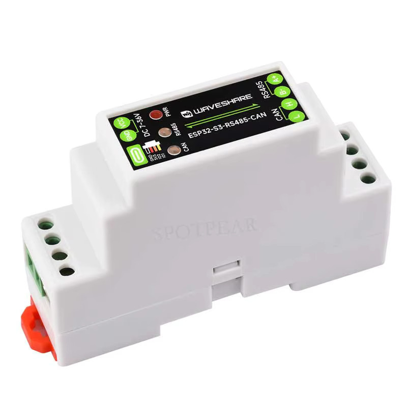 Spotpear ESP32-S3 IoT RS485 CAN-Kommunikator mit WiFi und Bluetooth in Weiß - Bild 2