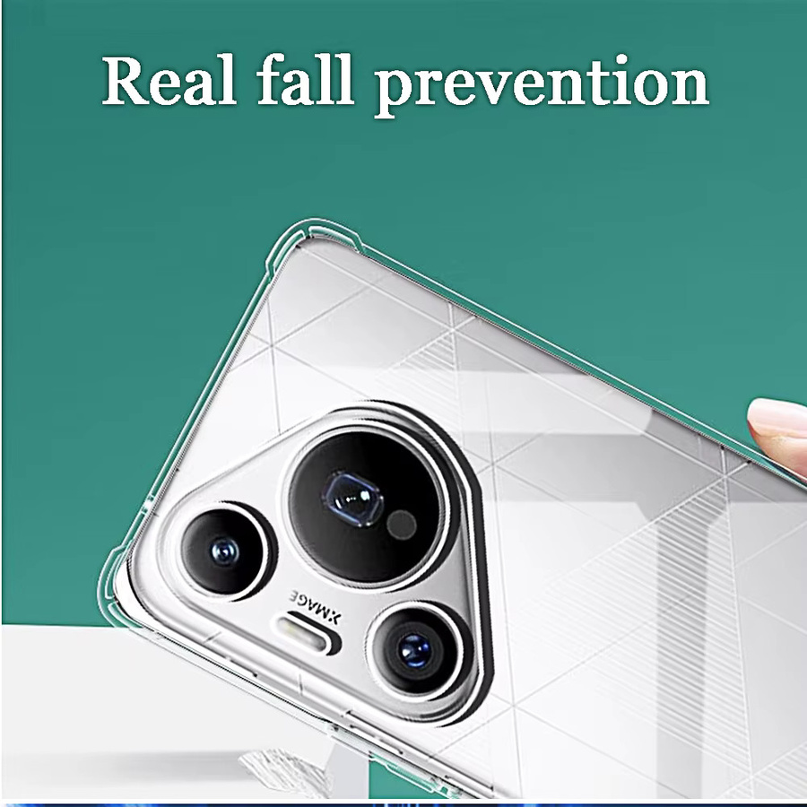 Stoßfeste und transparente Handyhülle aus weichem TPU für Huawei Pura 70 Pro Plus, P70, P60 und P50 Pro - Bild 4