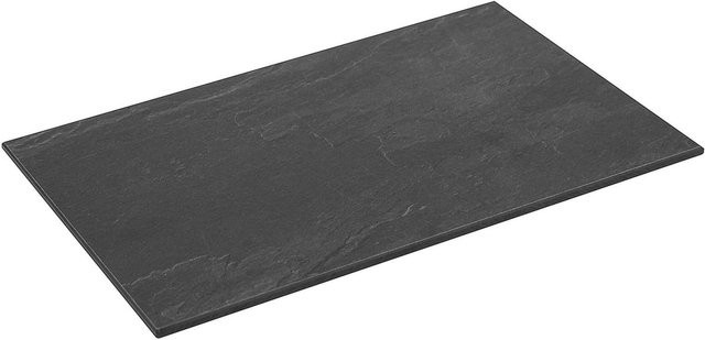 Schneider Auslagetablett GN 2/4, rechteckig, schiefergrau, Länge: 53 cm, Breite: 16,2 cm - Bild 1