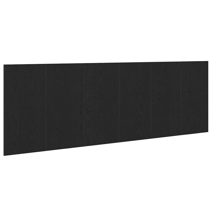 vidaXL Bettkopfteil in Schwarz mit Eichen-Optik, B/H/T: 160 x 80 x 1,5 cm - Bild 2