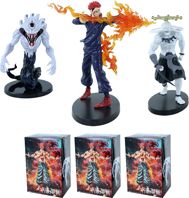 Bandai Jujutsu Kaisen Okkotsu Yuta/Orimoto Rika/Itadori Yuji, Actionfigur, Kunststoff - Bild 1