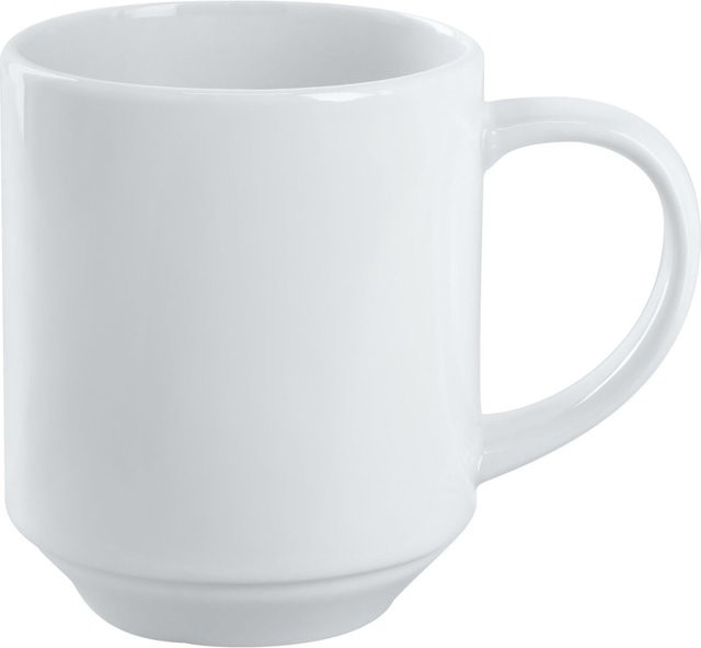 PULSIVA Kaffeebecher Ronda weiß rund 6er Pack 300 ml - Bild 1
