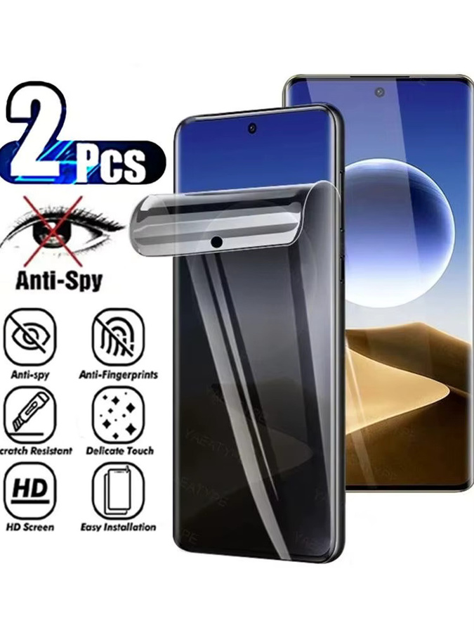 2er-Pack Anti-Spy Privatsphäre Hydrogel Displayschutz für Motorola Moto X70 Air G56 G96 G100 Pro G06 G57 G86 Power 5G - Bild 6