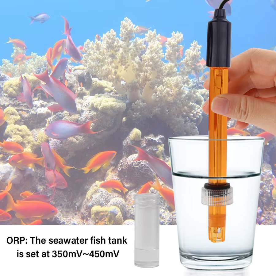Yieryi ORP-Ersatzsonde zur Messung des Oxidations-Reduktions-Potenzials für Aquarium, Spa und Pool mit BNC Q9-Anschluss und 256 mV Messbereich - Bild 2