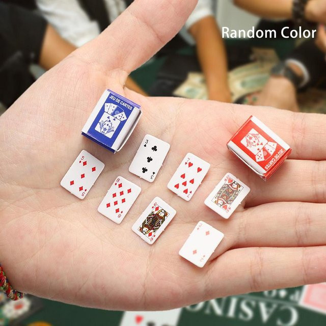 Binchi Outdoor Product Poker Minispiele, Mini-Puppenhaus Zubehör, ab 14 Jahren - Bild 1