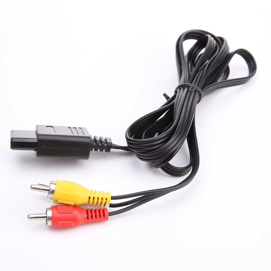 AV Composite Video Kabel 1,8 m für Nintendo 64, Gamecube und SNES - Bild 3