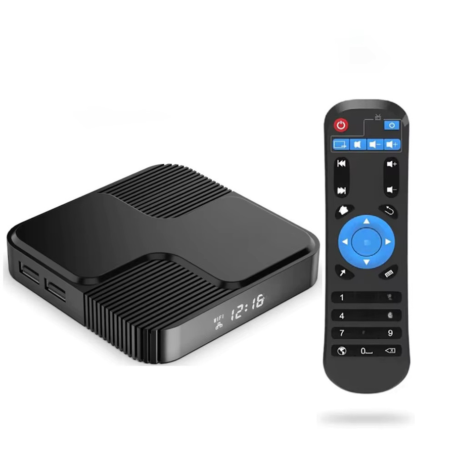 G96Max Smart TV Box mit Android 14, 8K Ultra HD, Dual Band Wifi 5G, 4GB RAM und 64GB Speicher, Schwarz - Bild 4