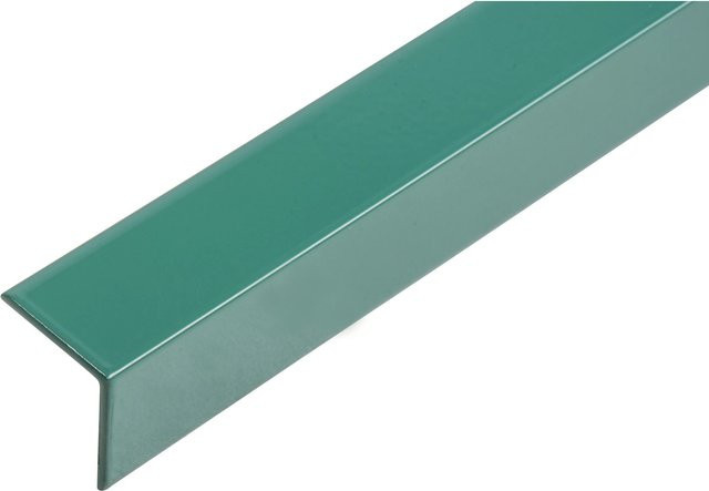 GAH Alberts Winkelprofil ungleichschenklig aus Aluminium, pulverbeschichtet, B/H: 200 x 2000 mm, Tiefe: 18 mm, Farben: Blau und Grün - Bild 1