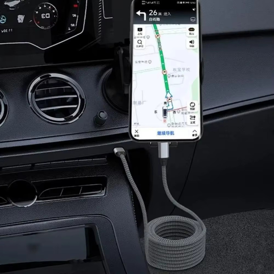USB-C zu USB-C 60W PD Schnellladekabel in Schwarz für iPhone 15 Pro Max, Samsung, OPPO, VIVO und Xiaomi - Bild 2