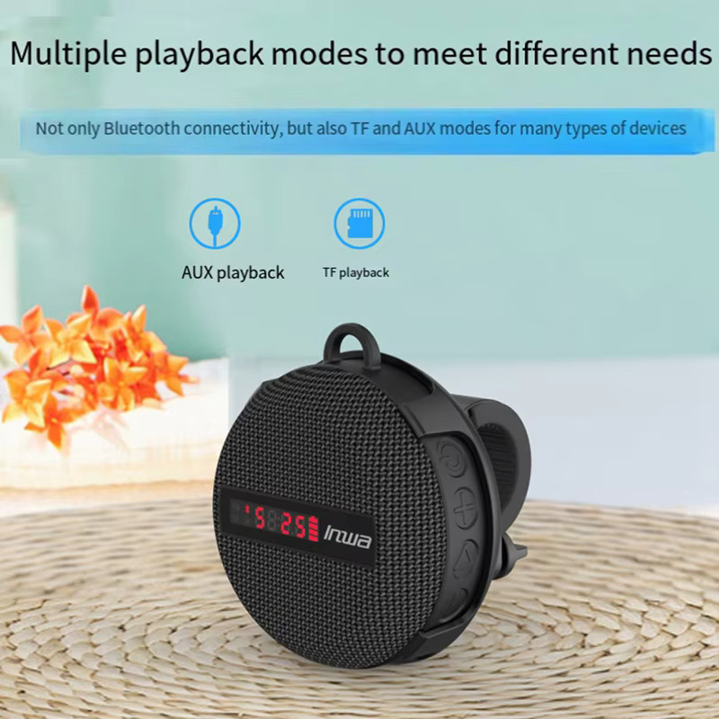 Tragbarer Bluetooth Lautsprecher AyeBeau Mini Sound Box mit Freisprecheinrichtung in Schwarz - Bild 6
