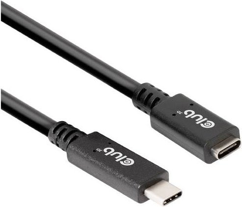 Club3D USB-C Kabel USB 3.2 Gen1 Schwarz CAC-1531 Länge: 1,00 m - Bild 1