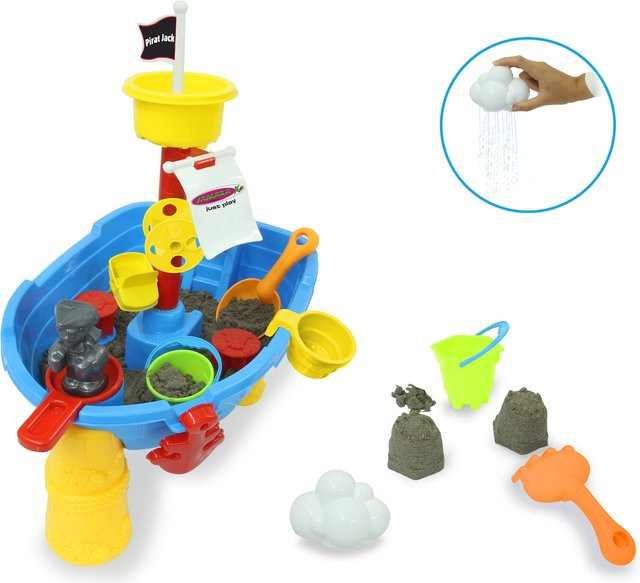 JAMARA Sand- und Wasserspieltisch Pirat Jack, Piraten, 21-teiliges Set - Bild 1