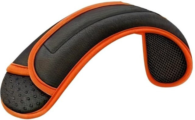 The Speed Star Rutschfeste Schutz-Schulterpolster für Kameragurte und Rucksäcke aus atmungsaktivem Neopren, Breite: 8 cm, Orange - Bild 1