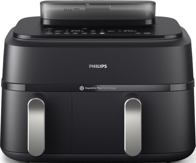 Philips Steam Airfryer 5000 Series Doppel-Heißluftfritteuse NA551/00 in Schwarz - Bild 1