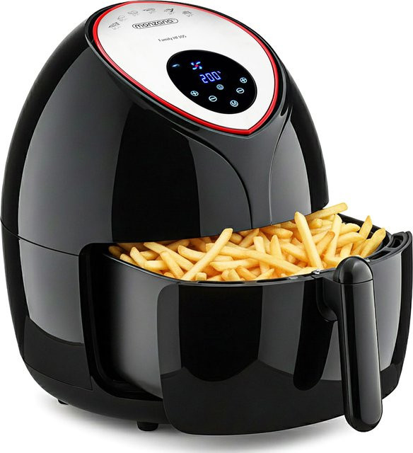 monzana Heißluftfritteuse 9in1 in Schwarz mit 1850W - Bild 1