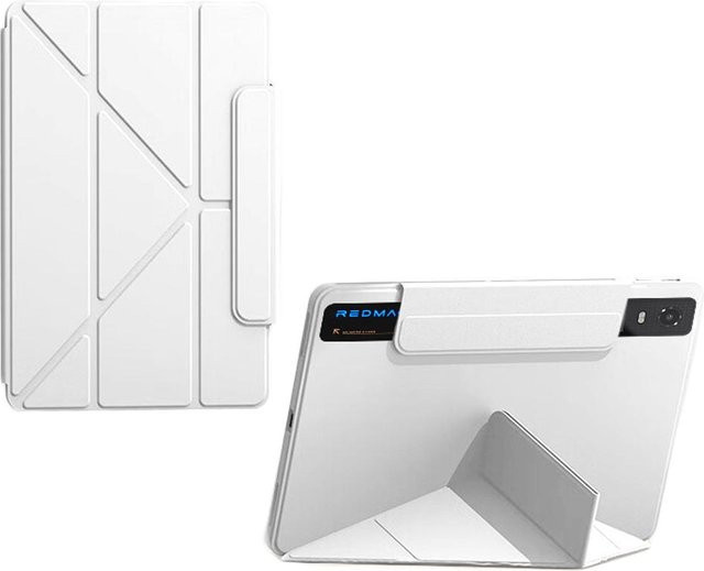 ZTE RedMagic Astra Gaming 2 Tablet Hülle mit Mehrwinkel-Klappständer in Weiß - Bild 1