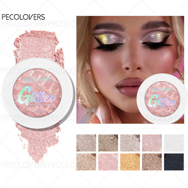 Chamäleon Lidschatten-Puder, rosa, schimmernd, Unisex - Bild 1
