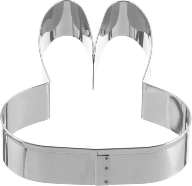 Schneider Ausstecher Herz aus Edelstahl in Silber, L x B x H: 17 x 12,5 x 3 cm - Bild 1