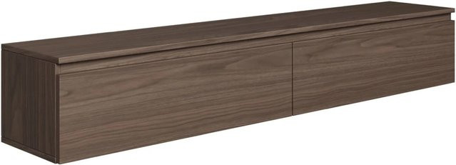 Selsey TV-Hängeboard Bemmi in Holzoptik Nussbaum Dunkel, Breite: 175 cm, Höhe: 28,4 cm, Tiefe: 31,8 cm - Bild 1