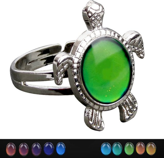 weyena Ring Schildkröte, Silber, Unisex - Bild 1