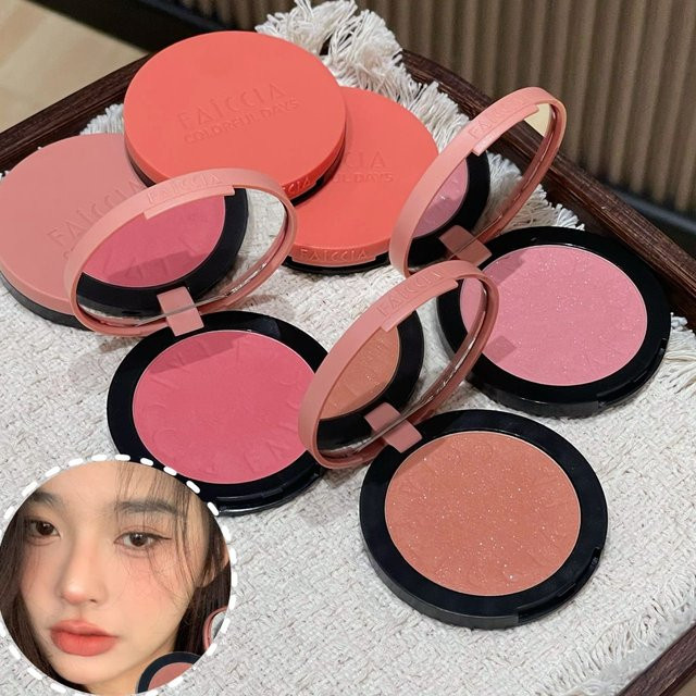 Faiccia Drunk Natural Blush Soft Rosy Flush, Puder, Schimmernd - Bild 1