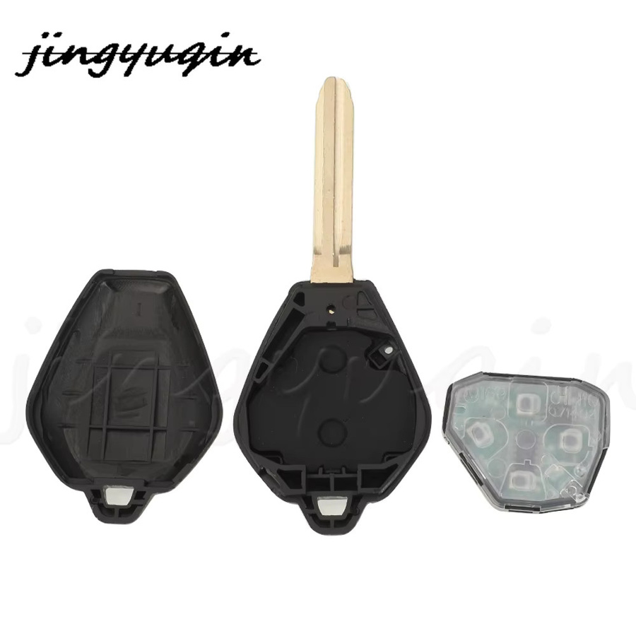 Jingyuqin Smart Auto Schlüssel Fob mit 2 Tasten, 433 MHz ID46 Chip, Farbe: Schwarz, für Isuzu D-Max, Holden Colorado und M-UX/MUX - Bild 4