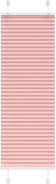 vidaXL Plissee Rosa semi-transparent aus Polyester B: 45 cm, H: 150 cm - Bild 1