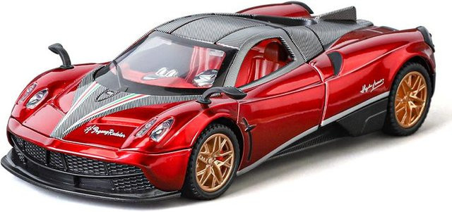 Linyi toy car Pagani Huayra Bc Supercar, Modellauto, 1:32, Metall, grau, ab 14 Jahren - Bild 1