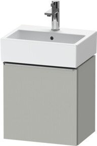 Duravit Waschtischunterschrank D-Neo in Grau mit 1 Tür, Wandhängend, B/T/H: 43,4 x 32,2 x 44 cm - Bild 1