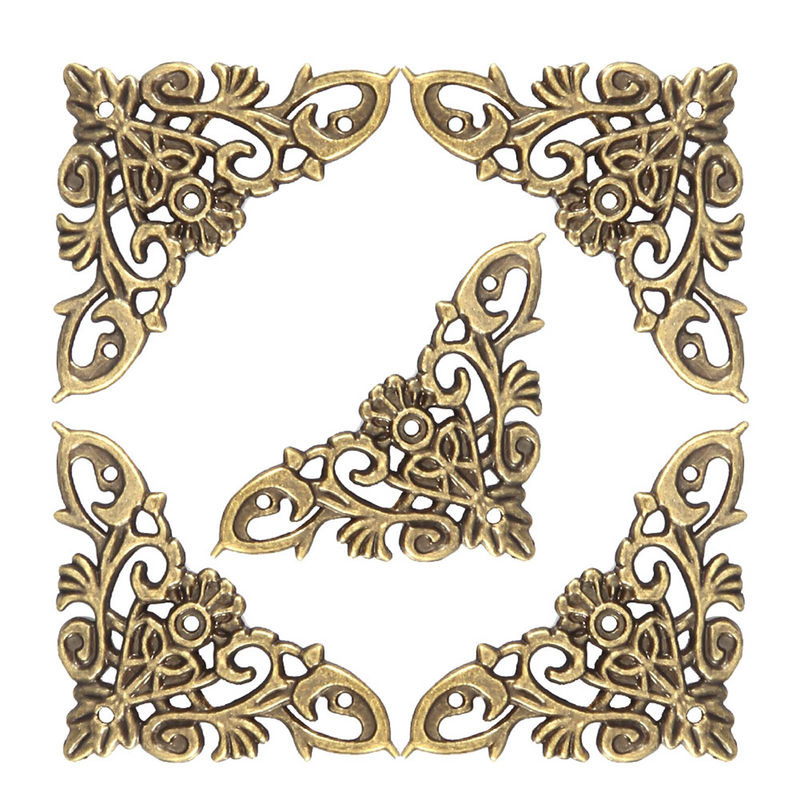 12er Set TOMTOP JMS Schmuck Sammelalbum Schoner aus Zinklegierung im Antik-Stil in Bronze und Gold - Bild 2
