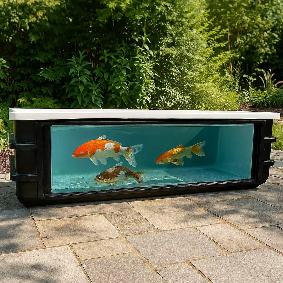 Umweltfreundliche Aquariumdekoration aus Fiberglas und Kunststoff für deinen Fischteich - Bild 3