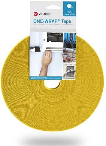 VELCRO One Wrap Band Gelb Breite: 1 cm Länge: 25 m - Bild 1