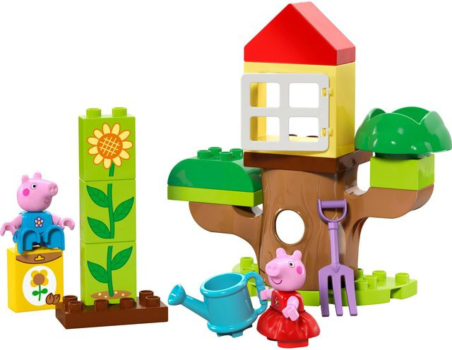 LEGO Peppa Pig Peppas Garten mit Baumhaus, ab 2 Jahren - Bild 1