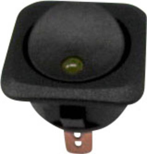 TRU Components Kfz-Wippschalter TC-R13-203L-SQ Gelb 12 V/DC 25A 1 x Aus/Ein rastend - Bild 1