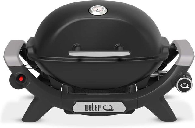 Weber Gasgrill Q 1100N, Schwarz, 1 Brenner, Grillfläche: B: 45 cm, T: 36 cm - Bild 1