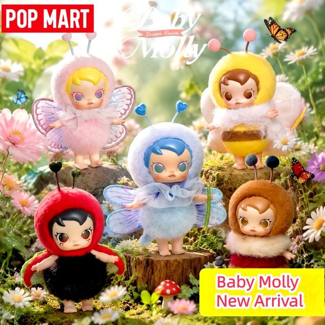 POP MART Baby Molly Buggy Roam, Plüsch Anhänger, Puppe, Figur - Bild 1
