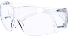 3M SecureFit 201 Schutzbrille mit UV-Schutz und klarem PC-Glas in transparentem Rahmen - Bild 1