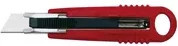 WEDO Safety-Cutter Standard aus Carbonstahl in Rot mit einziehbarer Klinge - Bild 1