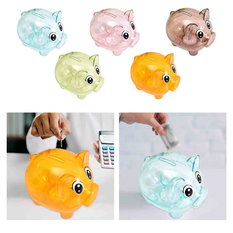 Dekoratives Sparschwein von Homyl in Rosa als Tischornament und Geschenk für Kinder - Bild 3